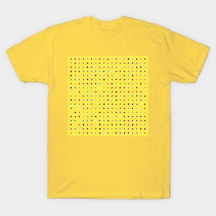 Colored Drops Mustard Yellow T-Shirt